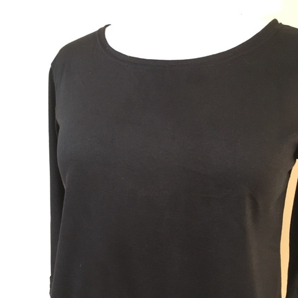 💥 CLEARANCE Crochet Lace Trim 3/4 Sleeve Knit Top - Picture 2 of 3